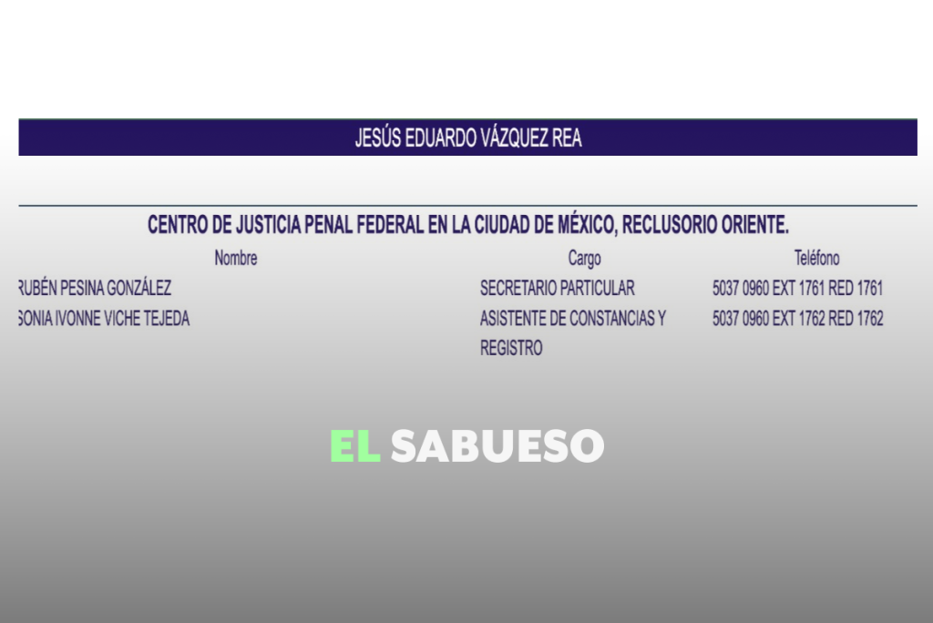 Este documento no prueba que exista una orden de aprehensión contra Taboada