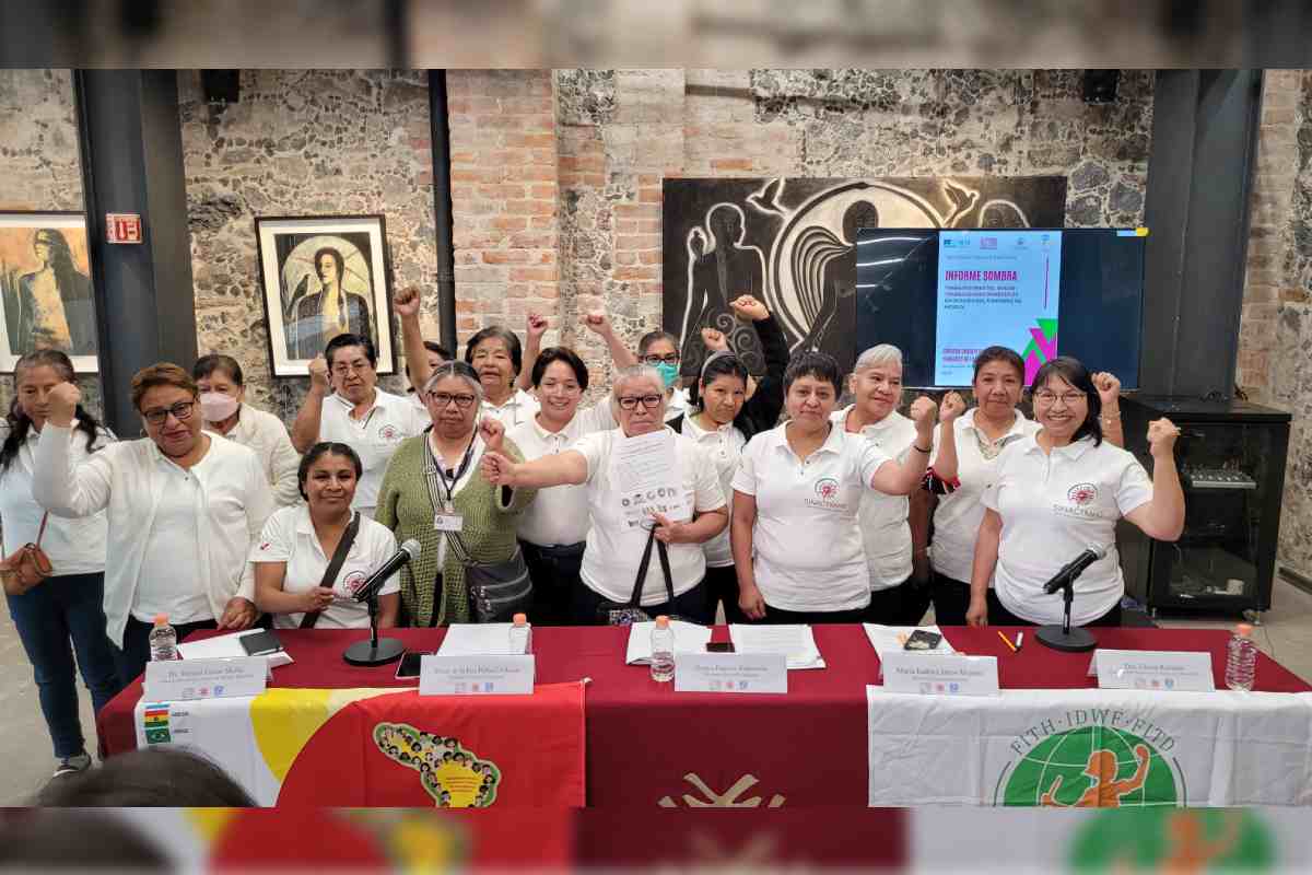 Integrantes del Sindicato Nacional de Trabajadoras del Hogar.