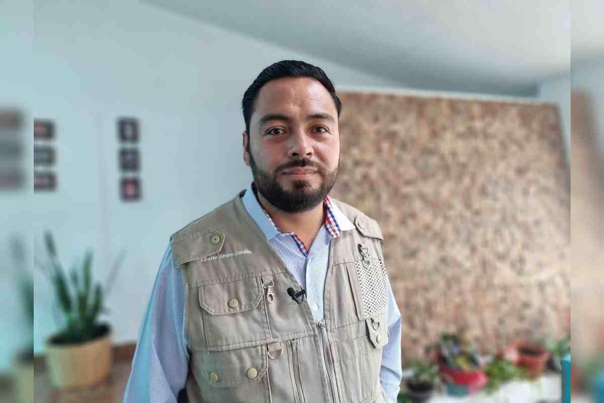 Alberto Amaro Jordán, periodista de Tlaxcala.