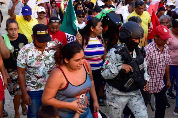 guardia nacional durante las campañas en guerrero