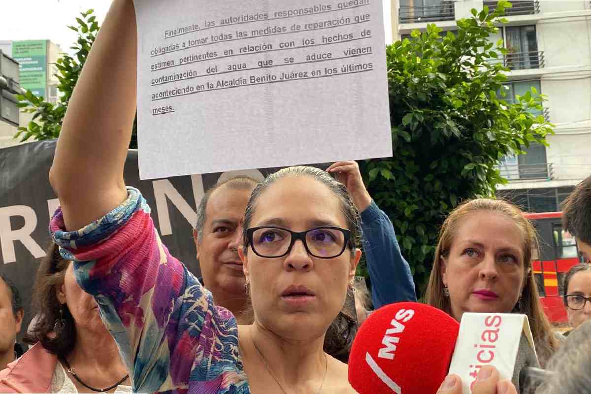 agua contaminada benito juarez vecinos