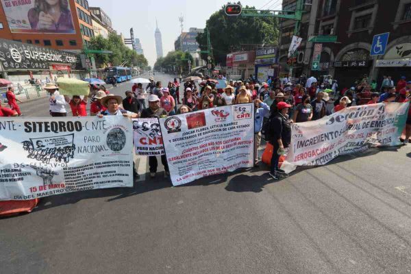 cnte zócalo marea rosa