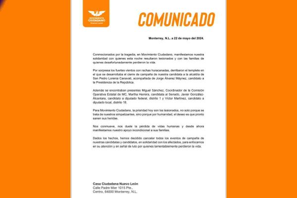 Comunicado de MC