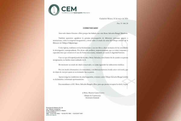 Episcopado Mexicano pidió no especular sobre lo que ocurrió con el obispo de Guerrero