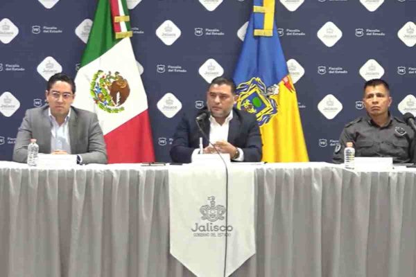 Conferencia de prensa fiscal Jalisco