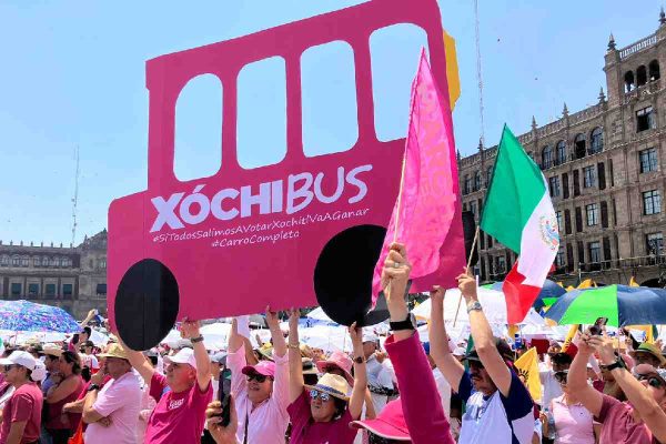 marea rosa xochitl galvez cierre campaña pan pri prd