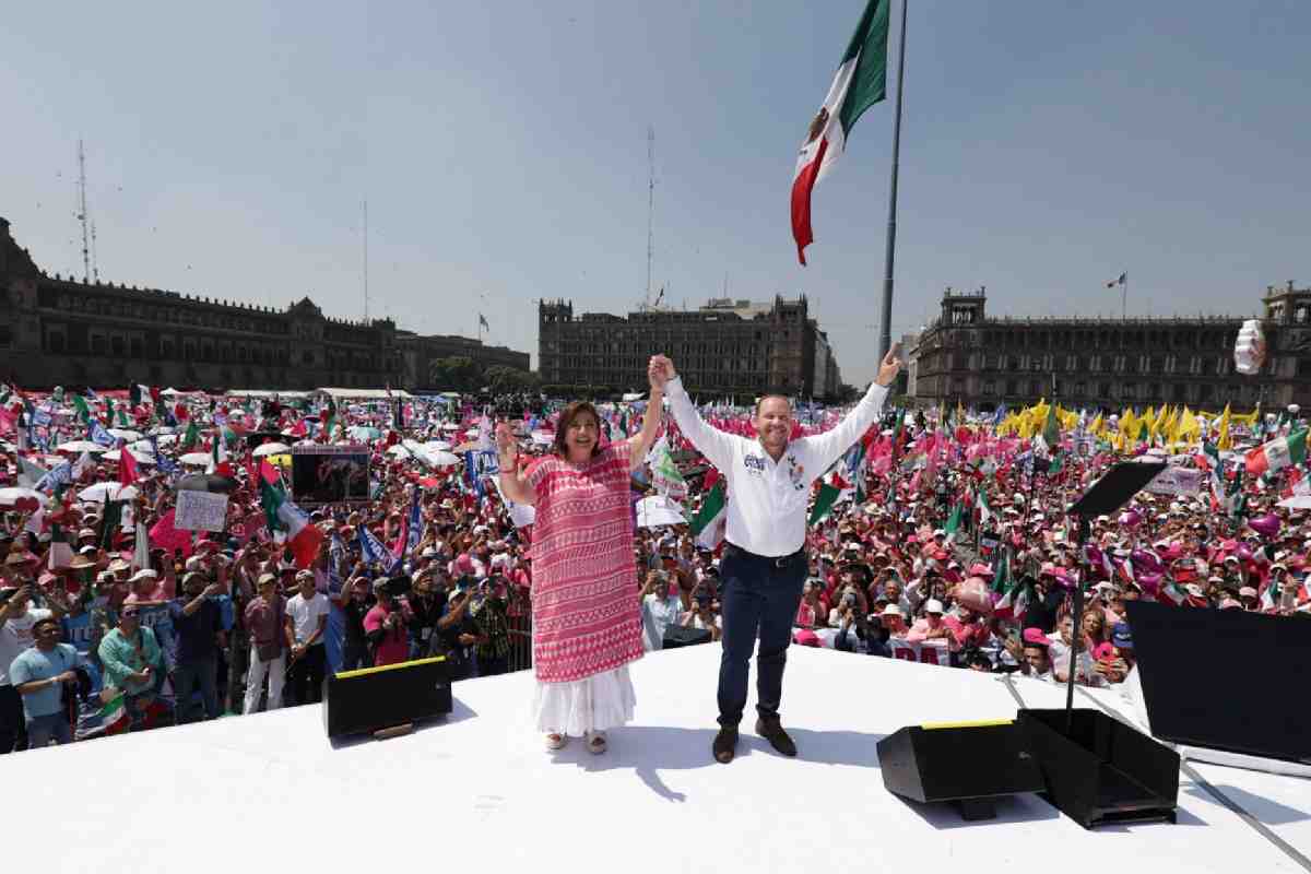 marea rosa xochitl galvez cierre campaña pan pri prd