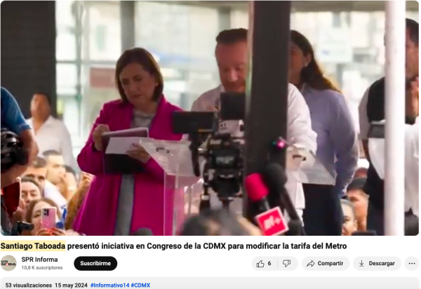 ¿PAN propuso aumento al Metro de la CDMX? No, su propuesta no incluye un incremento