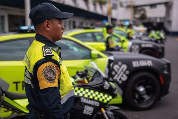 placa policías multa cdmx