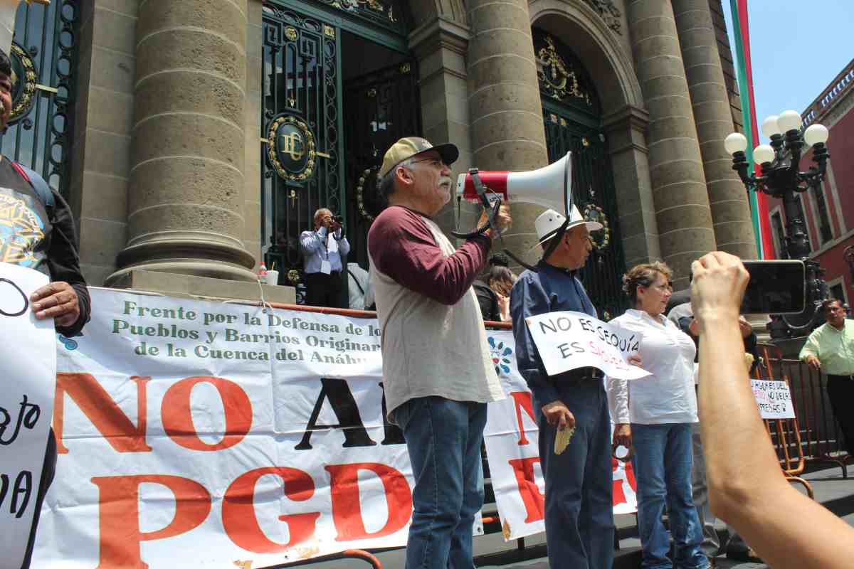 Protestas en el Congreso de la CDMX. Septiembre 2023.