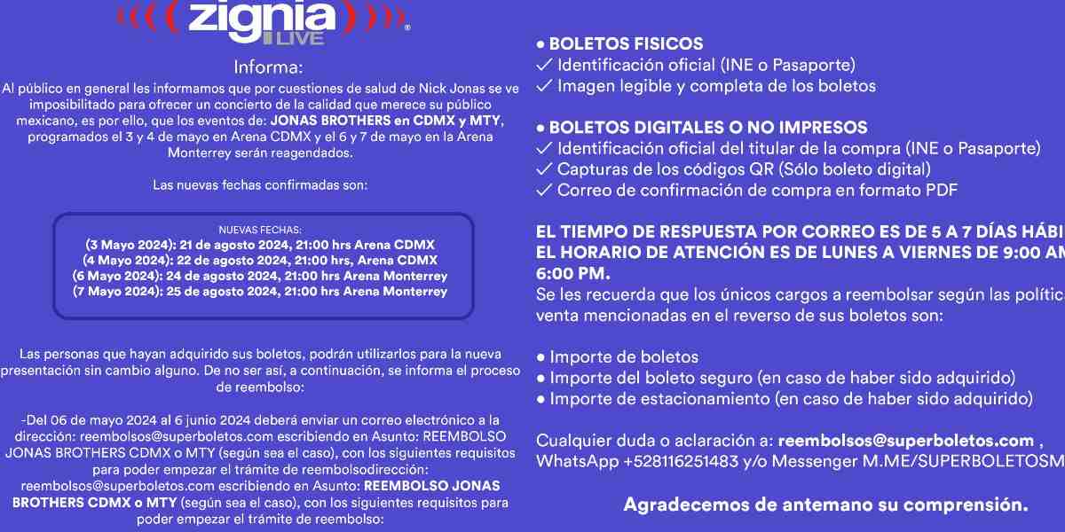 jonas brothers México