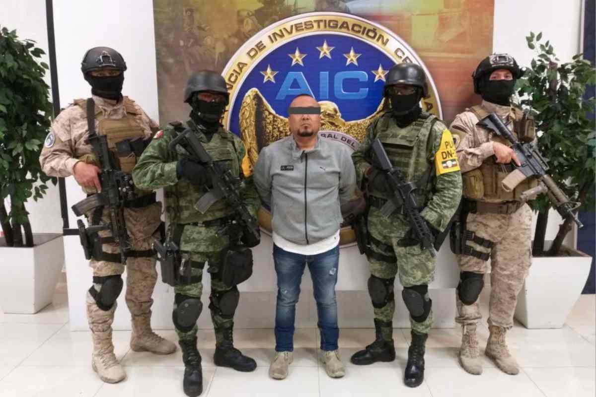 Detención de "El Marro" en agosto de 2020. Foto: Cuartoscuro