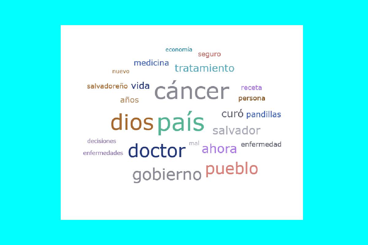 Gráfica con una nube de palabras del discurso de Nayib Bukele del 01 de junio de 2024. 