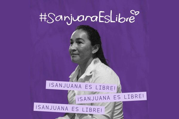 imagen sobre la liberación de sanjuana maldonado en san luis potosí