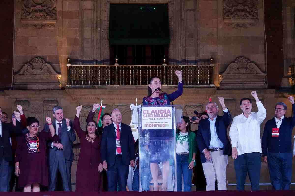 claudia sheinbaum virtual presidenta discurso victoria gobierno