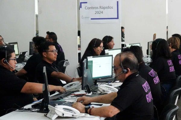 Simulacro del PREP del INE para las elecciones 2024