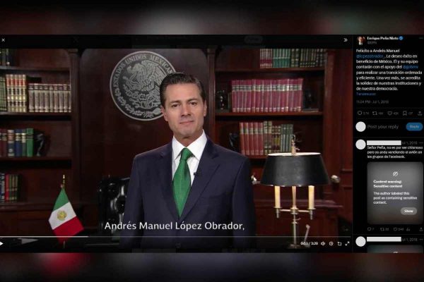 Mensaje de Peña Nieto a López Obrador tras jornada electoral del 2018