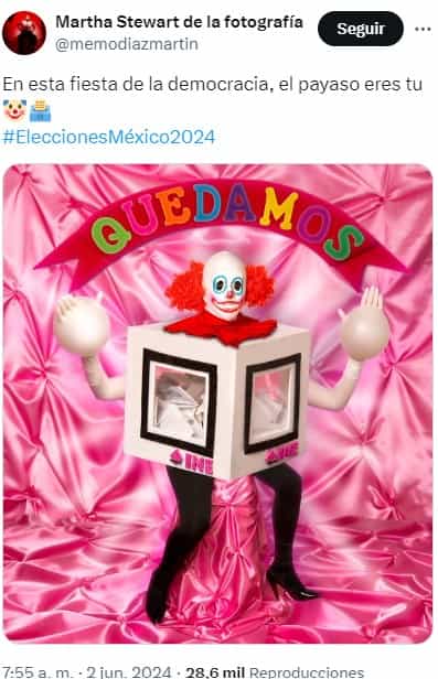 fiesta de la democracia memes 2024