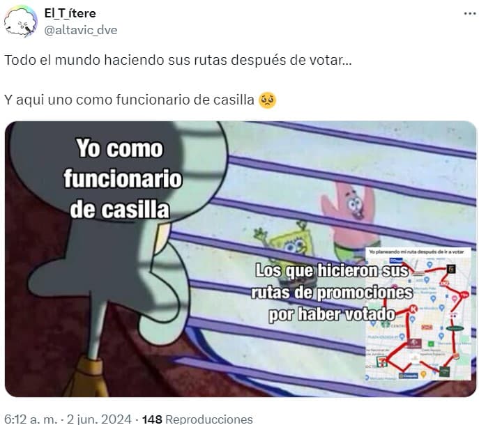 funcionarios de casilla memes