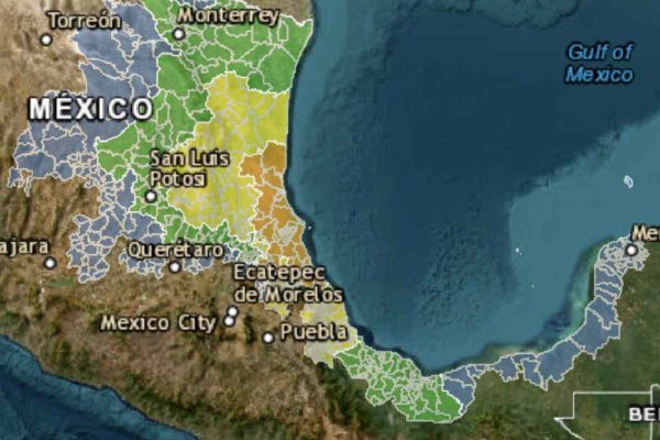 mapa tormenta tropical alberto