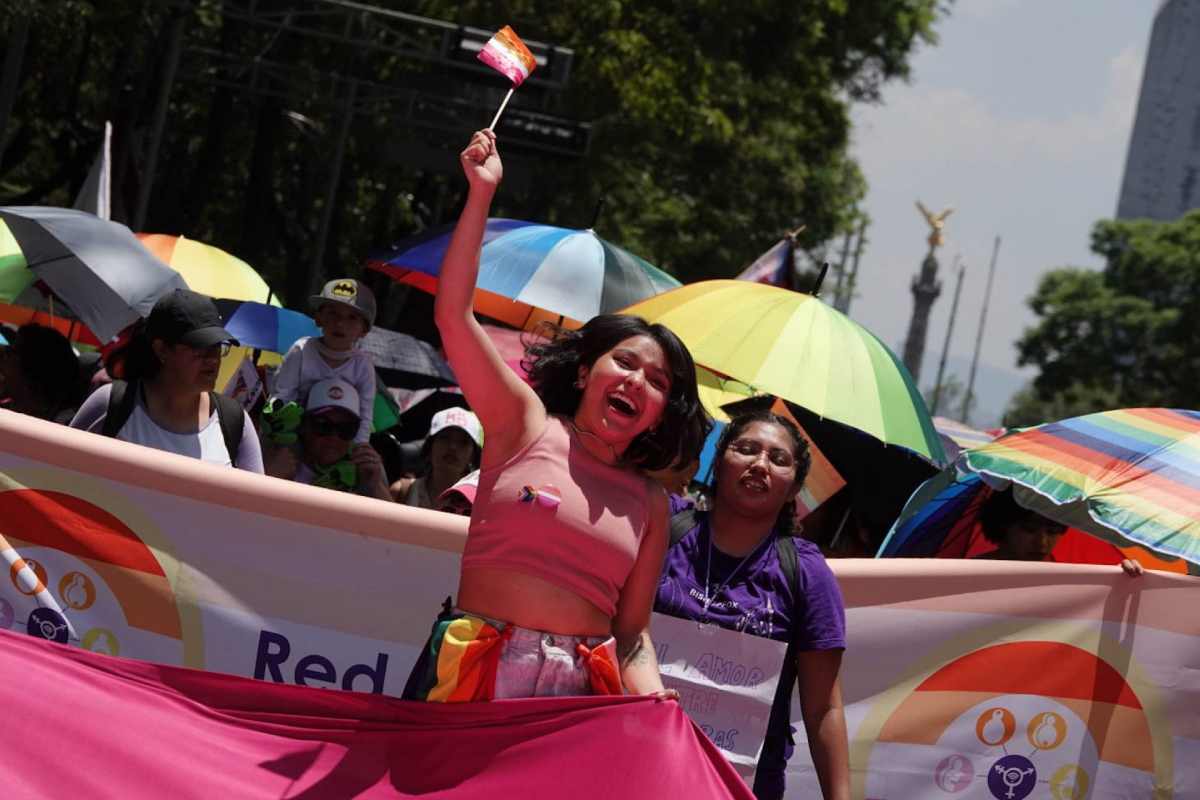 La Marcha Lencha busca visibilizar espacios de lucha para las mujeres lesbianas. Foto: Cuartoscuro