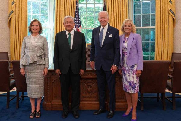 Joe Biden y AMLO juntos