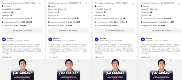 Anuncios publicitarios contra Kumamoto