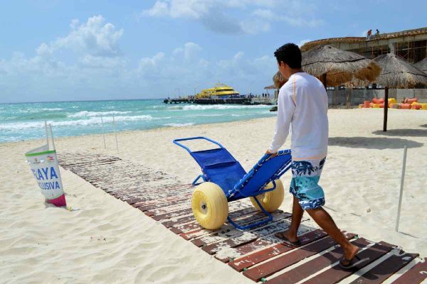 Playa incluyente en Quintana Roo