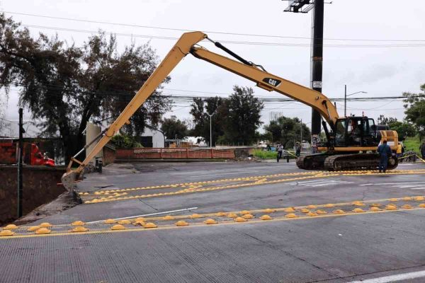 obras en el socavón en zapopan, jalisco