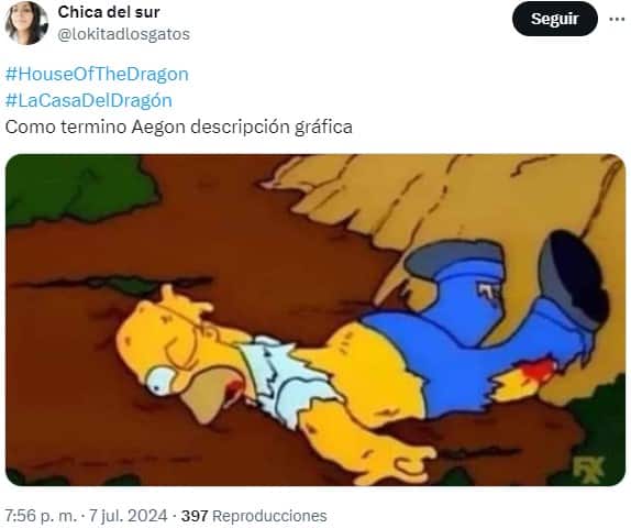 la casa del dragon 2x04 aegon memes