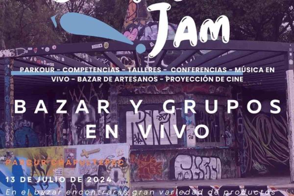 Festival de parkour en Chapultepec
