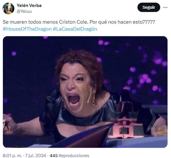 la casa del dragon 2x04 naranjero cole memes