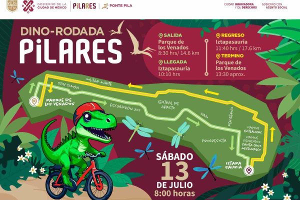 No te pierdas esta edición de la Dinorodada. 