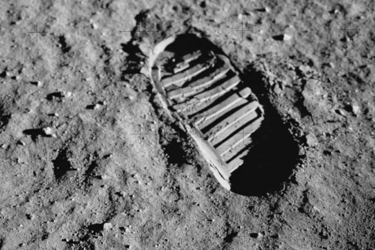 llegada a la luna apollo 11 huella