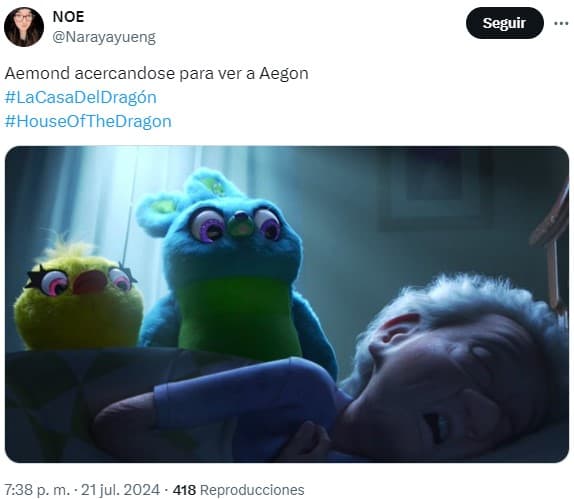 la casa del dragon 2x06 aemond aegon