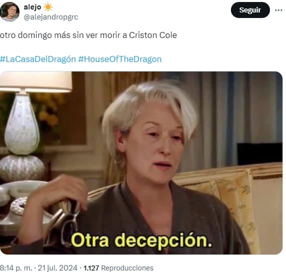 la casa del dragón memes criston cole