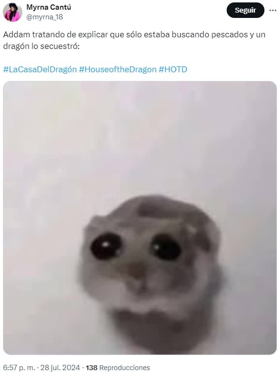 la casa del dragón 2x07 memes addam