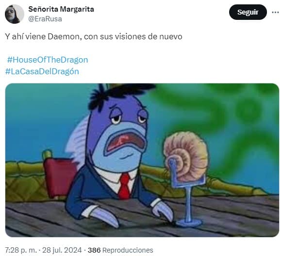 la casa del dragón 2x07 memes daemon targaryen