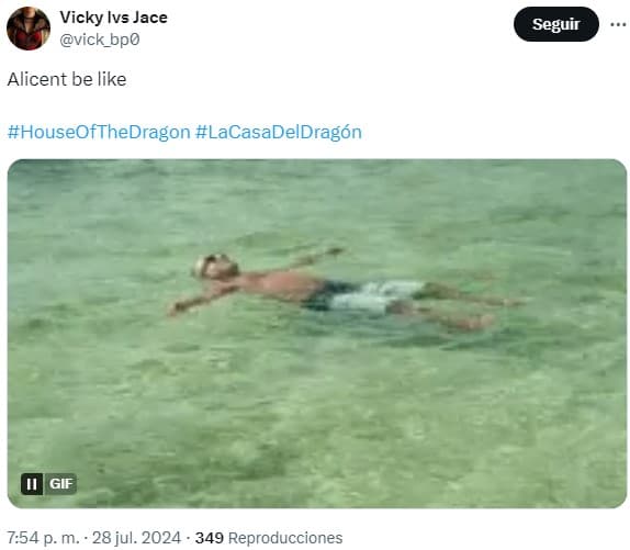 la casa del dragón 2x07 memes alicent bosque