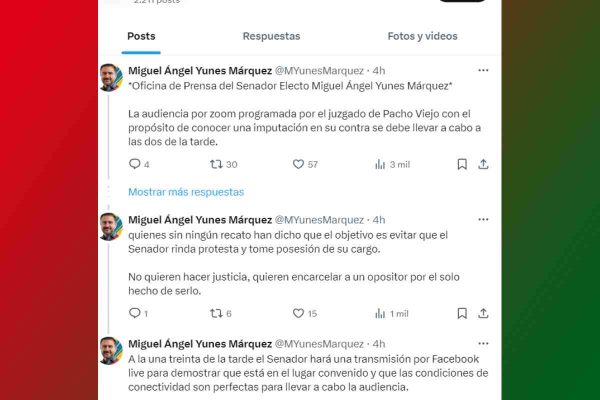 Foto: Cuenta de X de Miguel Ángel Yunes