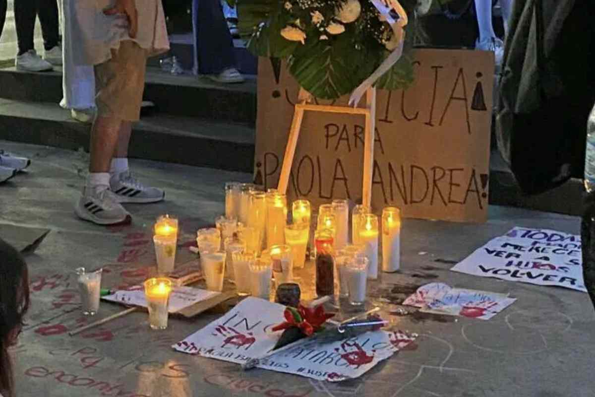 Familiares y amigos exigen justicia por el asesinato de Paola Andrea. Foto: Facebook