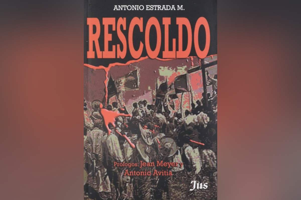Portada de la obra "Rescoldo" de Antonio Estrada. Foto: captura de pantalla