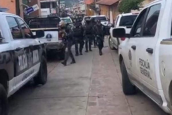 escena del asesinato de cinco mujeres de una familia en penjamillo, michoacán