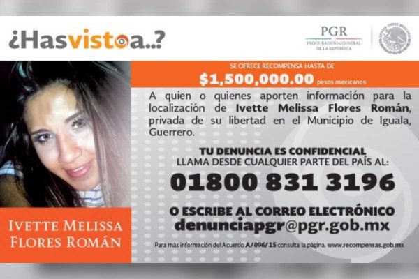 Ficha de búsqueda de Ivette Melissa