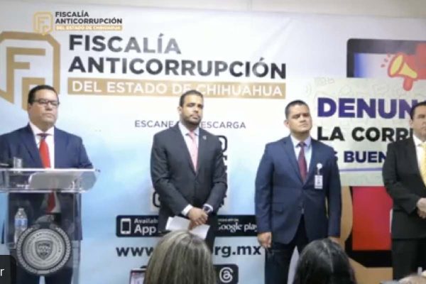 conferencia de prensa de la fiscalía anticorrupción de chihuahua por el caso javier corral