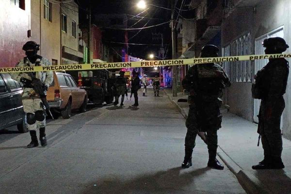 guardia nacional y ejército en labores de seguridad en celaya, guanajuato