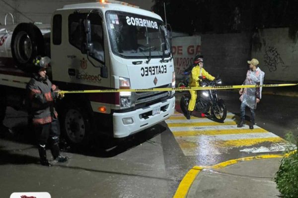 Inundaciones Ecatepec lluvia medio metro