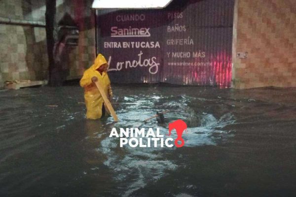 Inundaciones Ecatepec lluvia medio metro