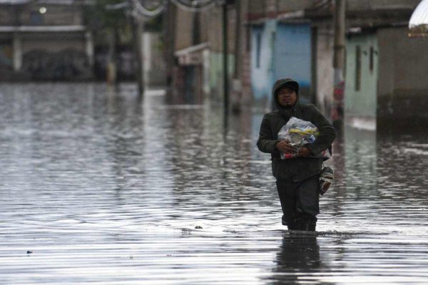 Inundaciones lluvia Chalco
