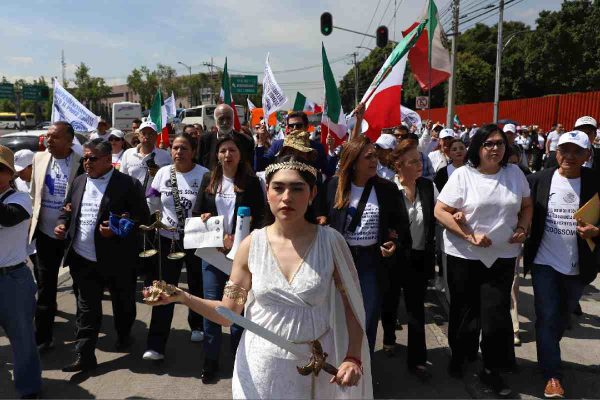 Marcha de trabajadores del Poder Judicial